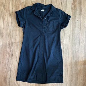 J. Crew cotton poplin popover shirtdress